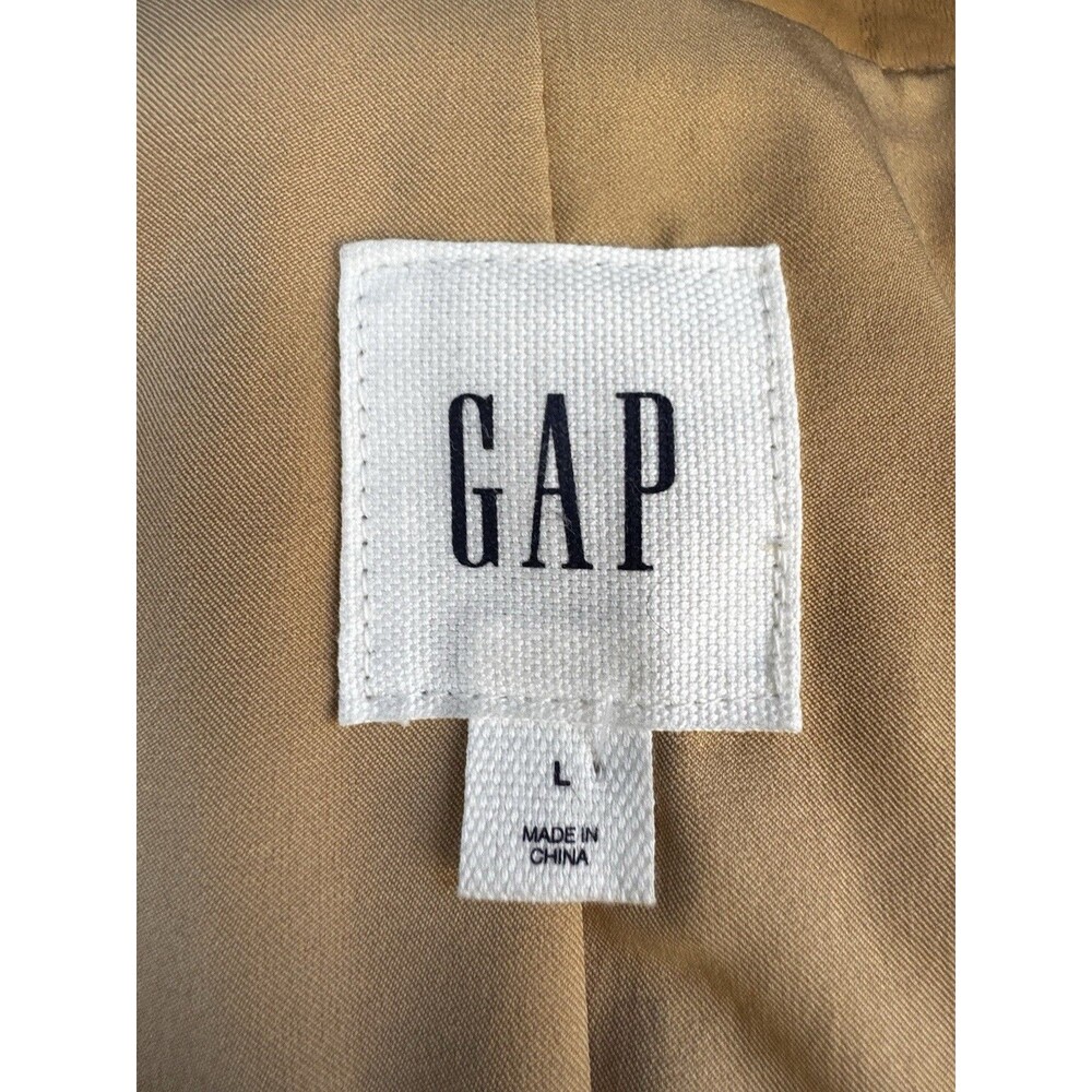 Gap Limited Edition Belted Suede Topper Jacket, khaki SIZE L Kimono Leather Boho - Picture 12 of 13